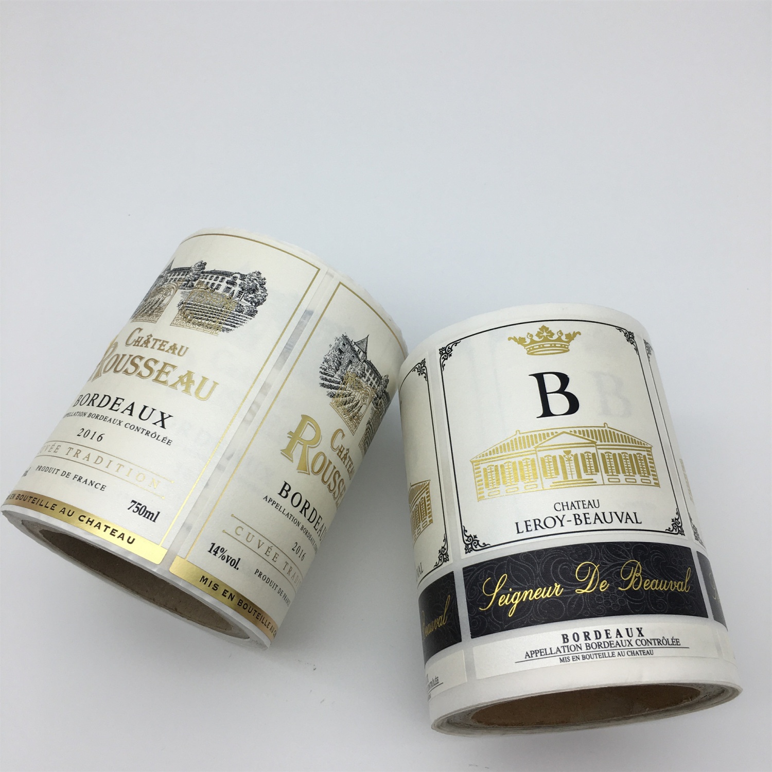 洋酒不干胶标签定制